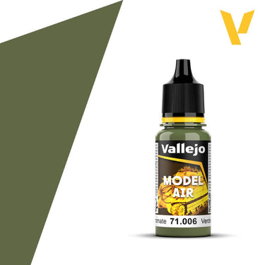 Vallejo 71006 Model Air 6 17ml Light Green Chrome Paint